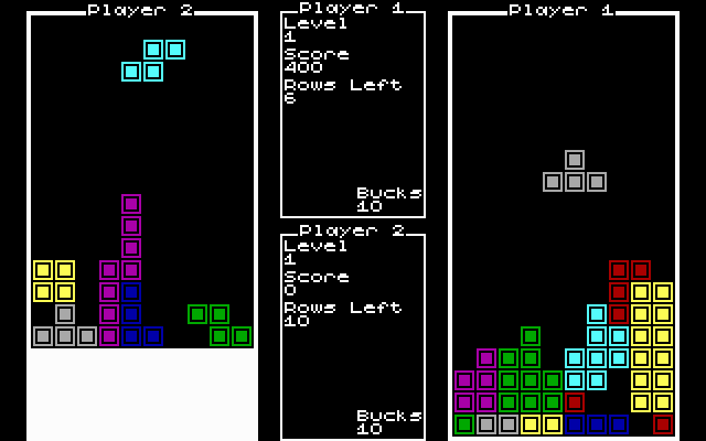 Head-to-head action in the original Hootris.